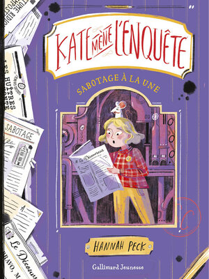 cover image of Kate mène l'enquête (Tome 3)--Sabotage à la Une